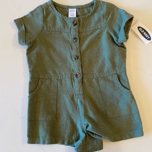 Old Navy Green Romper - NWT